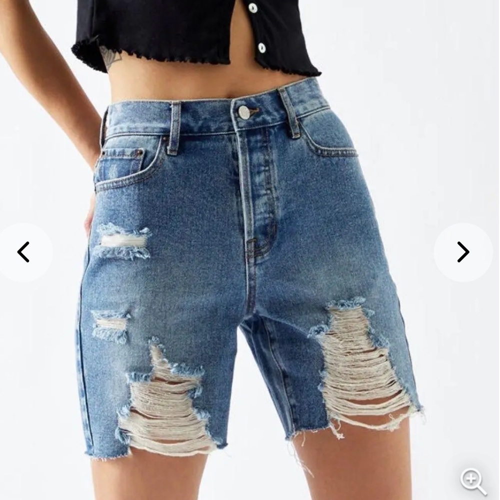 Pacsun high rise boy denim shorts